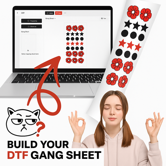 Build your DTF gang sheet online